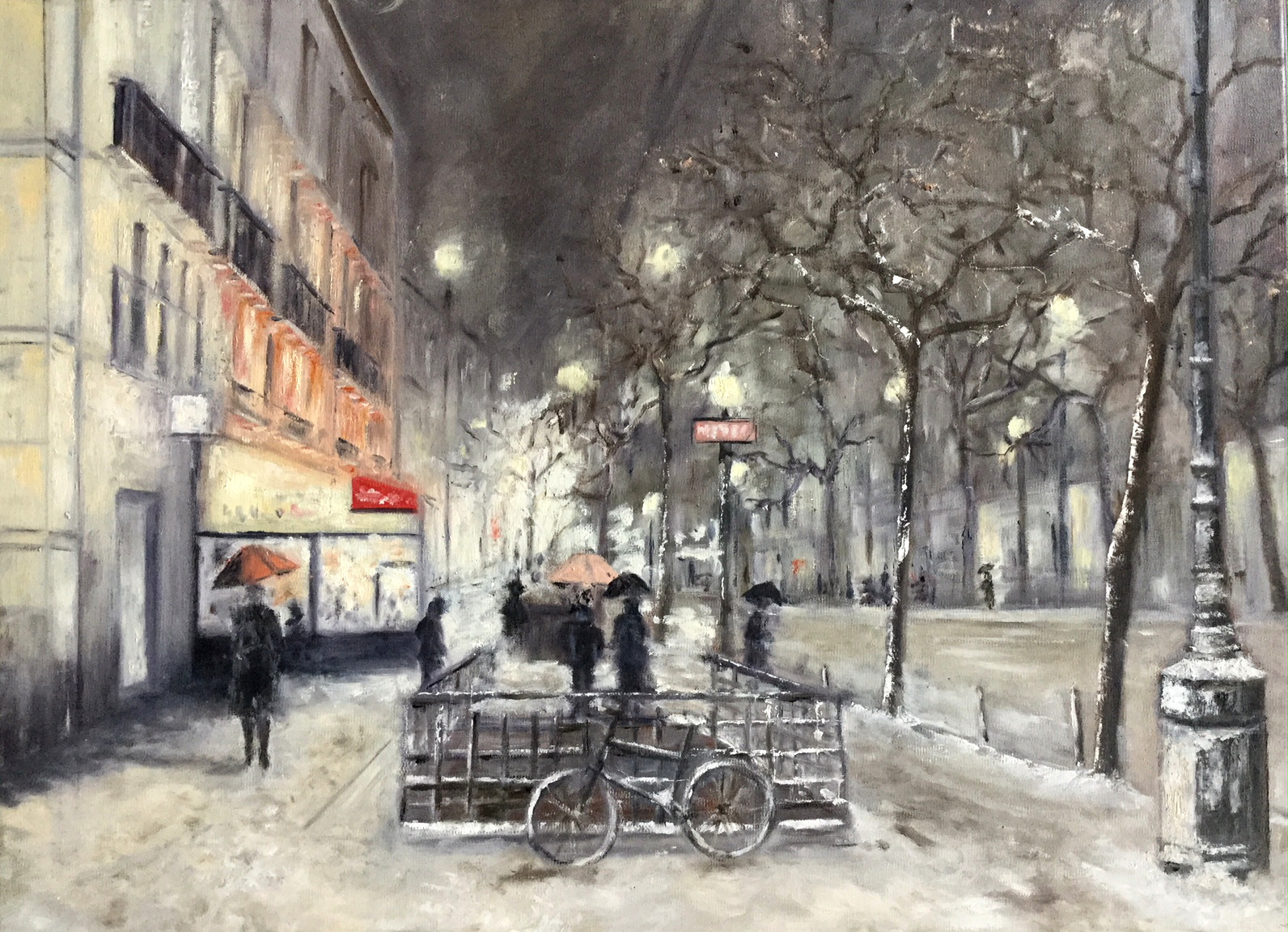 Paris neige